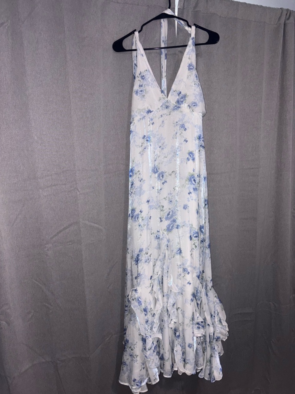 Alice + Olivia Ivory Sheen Dress with Tag Detail